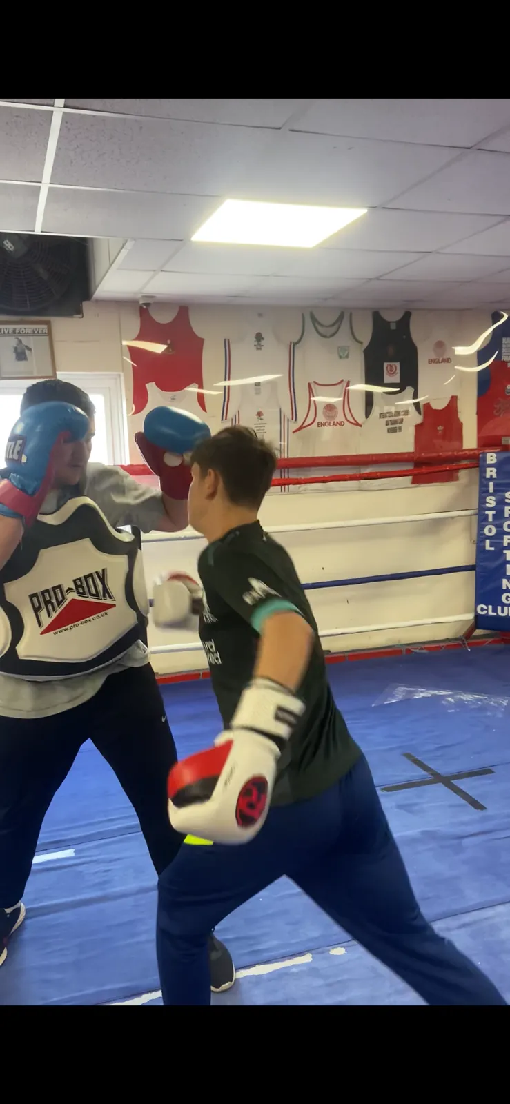 Learner boxing training